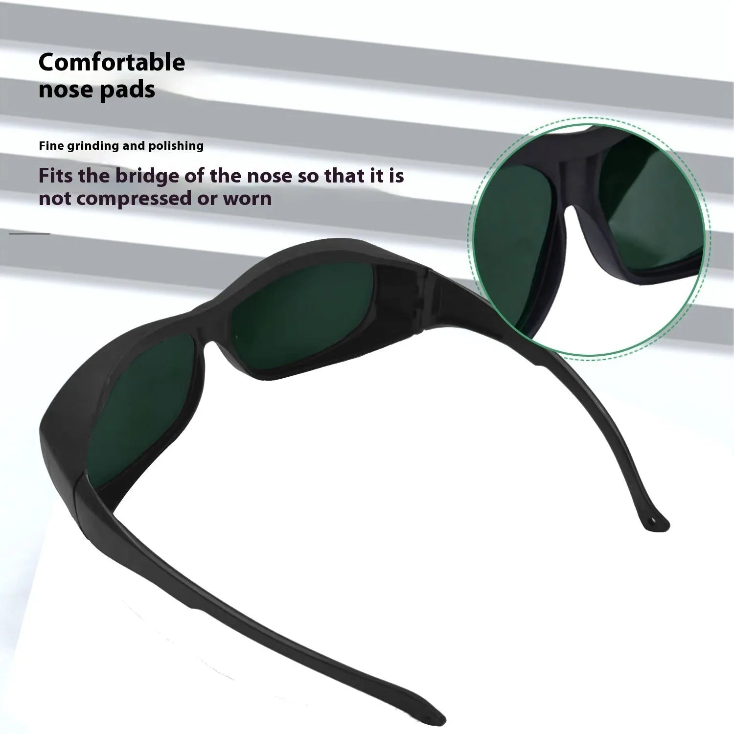 Laser protection goggles for skin rejuvenation and welding with 200-2000nm wavelength coverage