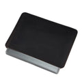 Men's brown Crazy Horse leather horizontal laptop liner bag showing first-layer cowhide texture