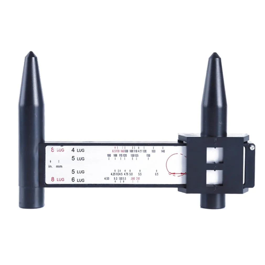 Plastic electronic digital caliper for measuring hole centre distances up to 180mm.