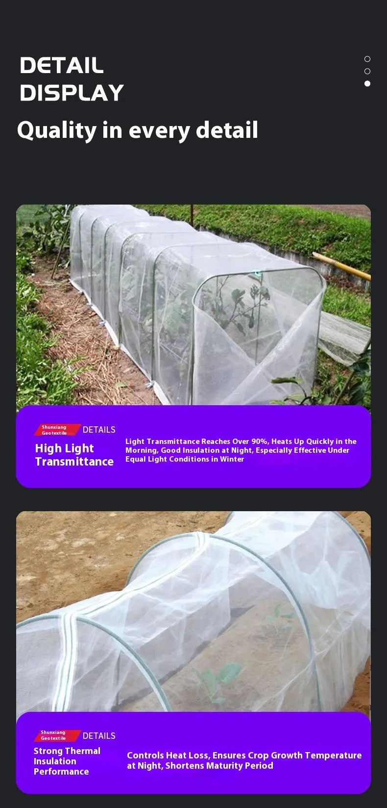 4x8 metre plastic film for vegetable shed cold proofing in 8 silk or 15 silk thickness