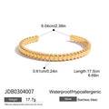 Stainless steel bracelet for women European and American style electroplated finish