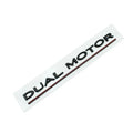 ABS plastic performance letter bumper sticker for Tesla Model 3 modification.