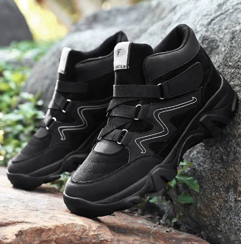 Men's leather casual shoes with rubber sole in multiple colour options