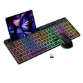 Wireless keyboard and mouse one-piece set with card slot, luminous design, waterproof, 2.4g dry battery