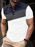 Men's loose fit grey t-shirt with a colourful 3D digital printed pattern and short sleeves.