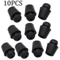 Automobile buckle shock absorption kit with 10 rubber pier clips in colour X16 for vehicle interior damping