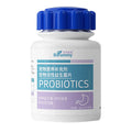 Bottle of 180 pet probiotic chewable tablets for dog and cat digestive health