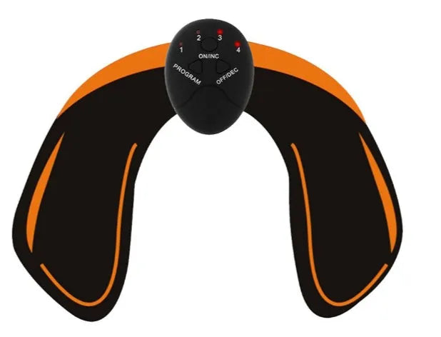 EMS hip muscle training stimulator with gel pads and remote controller for belly and buttock slimming
