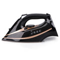 2600W ceramic base electric iron with 3-step thermostat in Black Gold colour