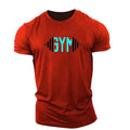 Men's loose fit printed short sleeve round neck T-shirt in [colour] on model, front view