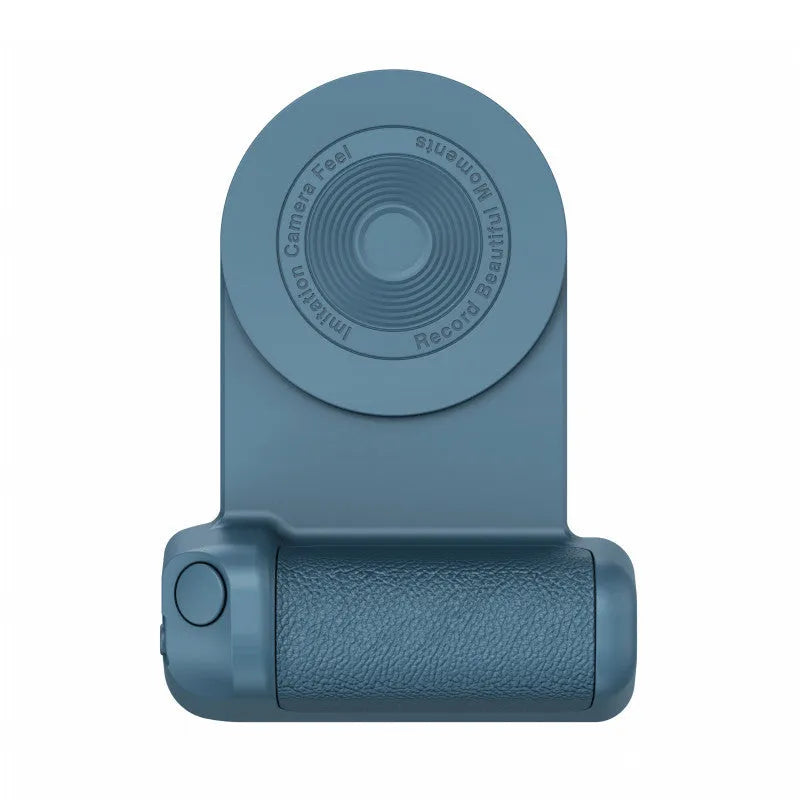 3-in-1 magnetic anti-shake phone holder camera bracket with ergonomic handle, rotatable axis, and compact 11.2cm size