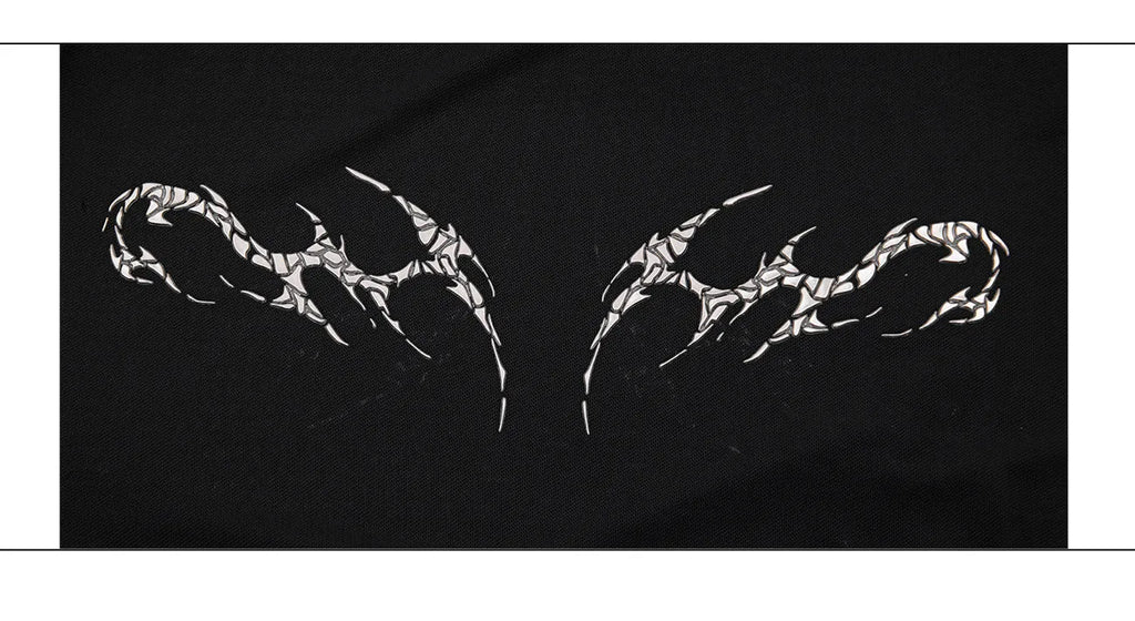 Niche Mesh slim fit long sleeve shirt in black or white, made from polyester and spandex fabric.