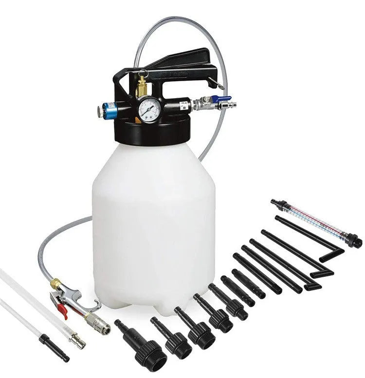 Pneumatic automatic transmission oil changer unit with 220W motor
