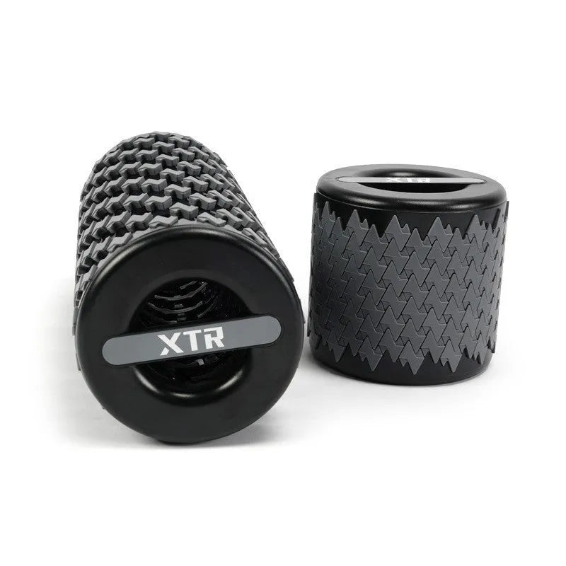 Adjustable telescopic foam roller for home fitness muscle relaxation in black colour