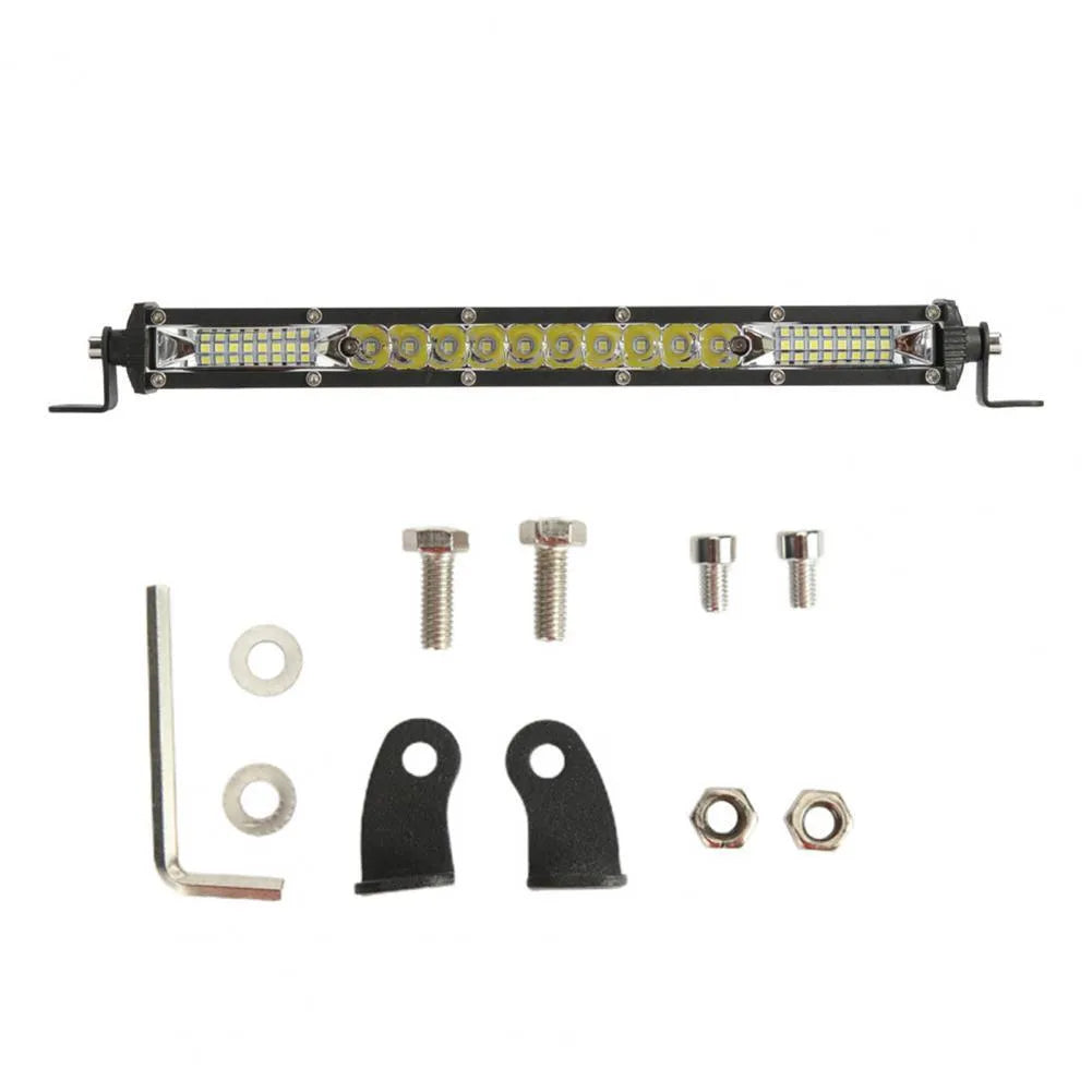 Ultra-thin single row white LED strip light for motocross roof with aluminium housing