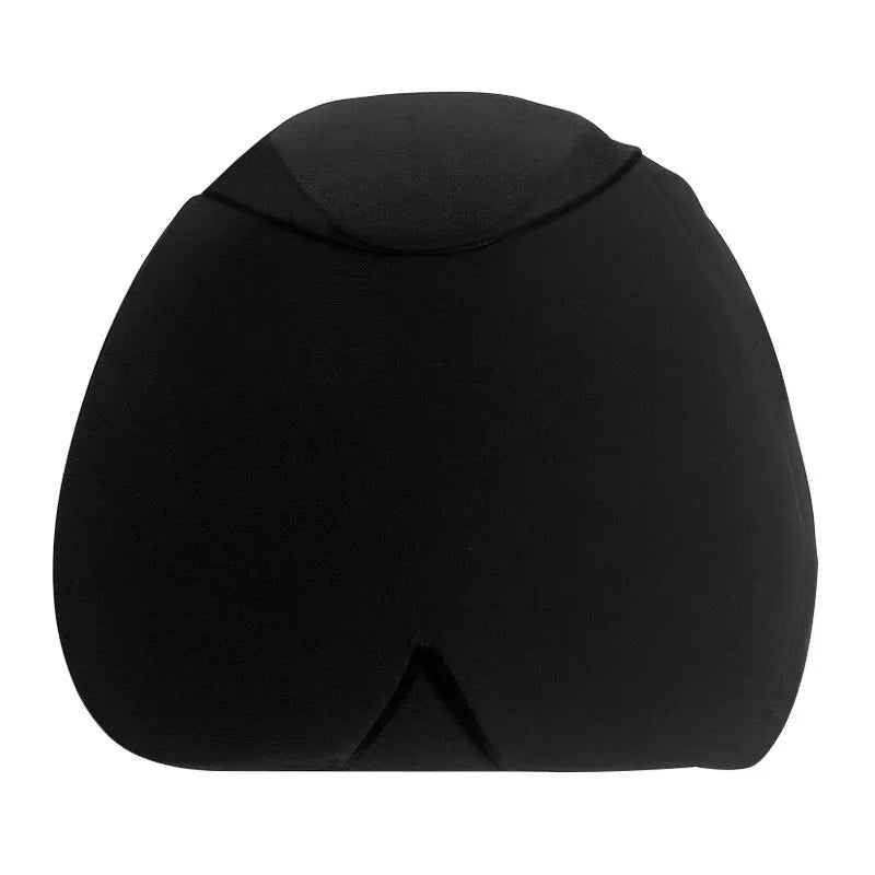 Simple solid colour cold compress cap in black, dark blue, or pink with fully enclosed design
