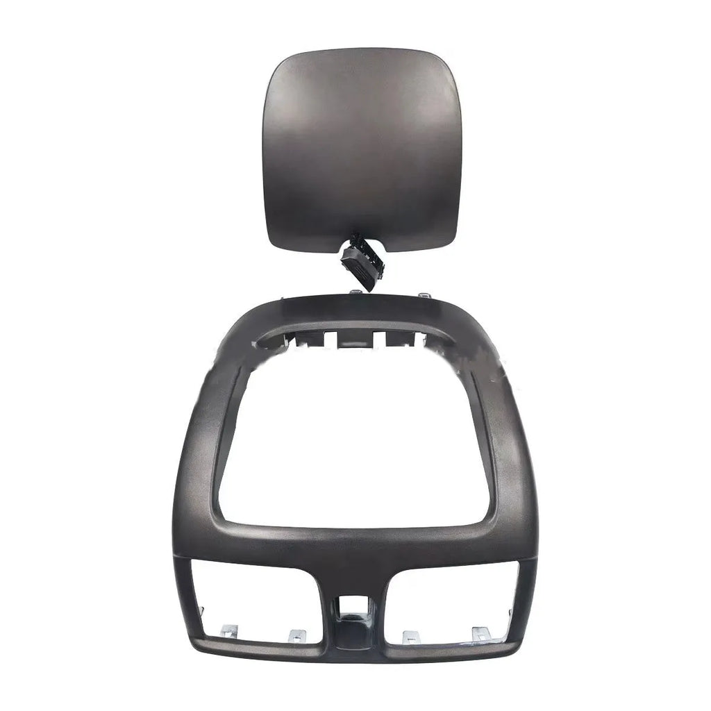 Black ABS plastic car dashboard air outlet face cover for Nissan measuring 36x29x9cm