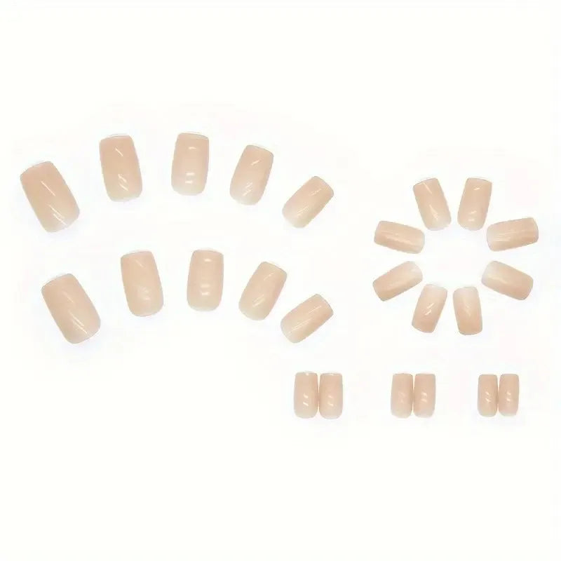 Plastic solid colour nail art set MY119 for ladies fashion decoration