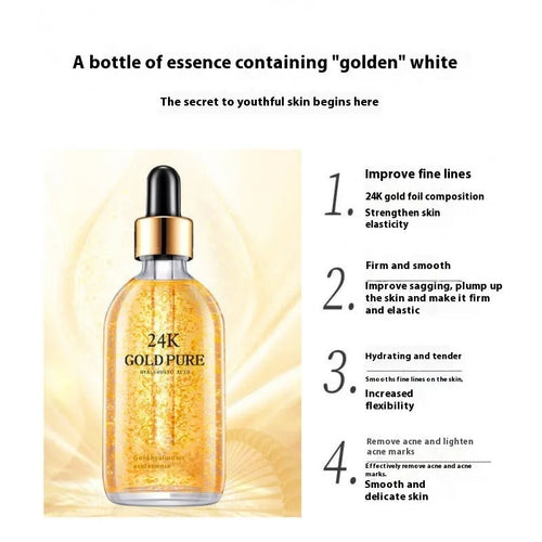 24K nicotinamide hyaluronic acid ginseng facial essence 100g bottle for neutral and mixed skin
