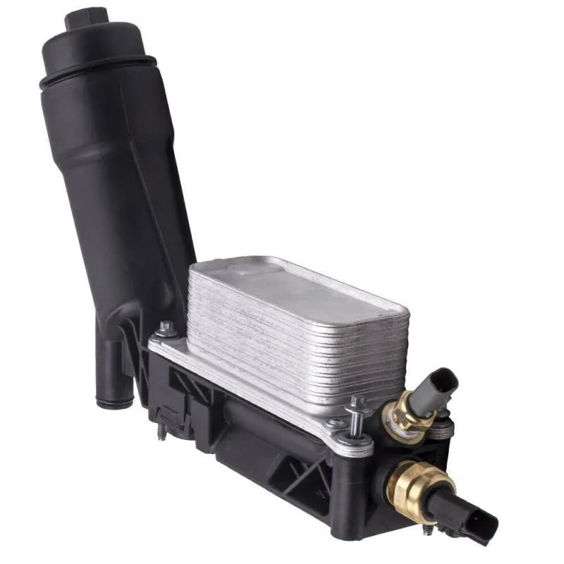 Oil radiator filter base assembly for Jeep Dodge engine oil cooler replacement 5184294AC