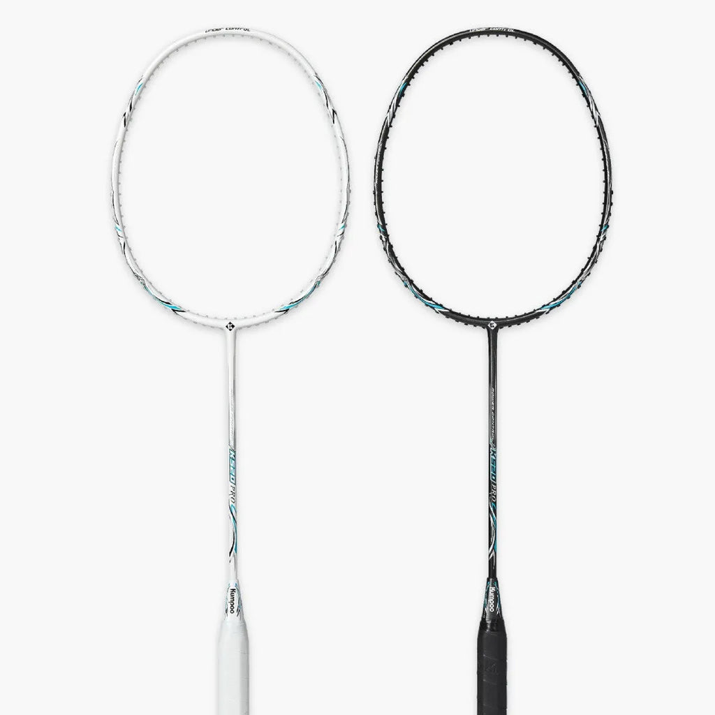 K520pro ultra light all carbon fibre badminton racket in black with pink lines
