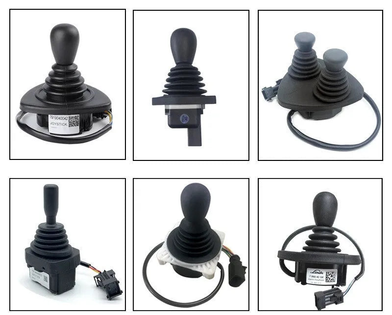Black ABS plastic forklift hydraulic control lever steering wheel handle for pallet trucks