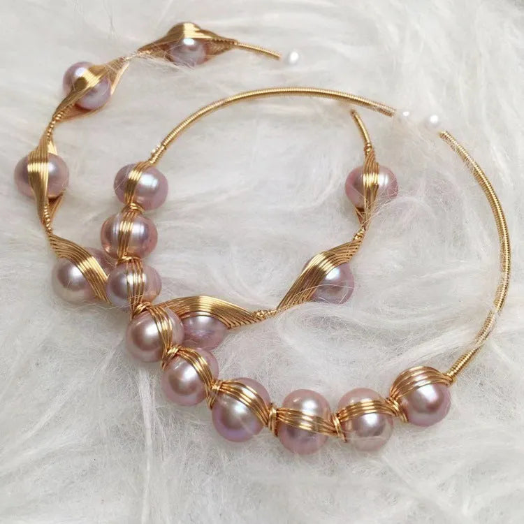 Women's fashion freshwater pearl bracelet unisex travel commemoration gift