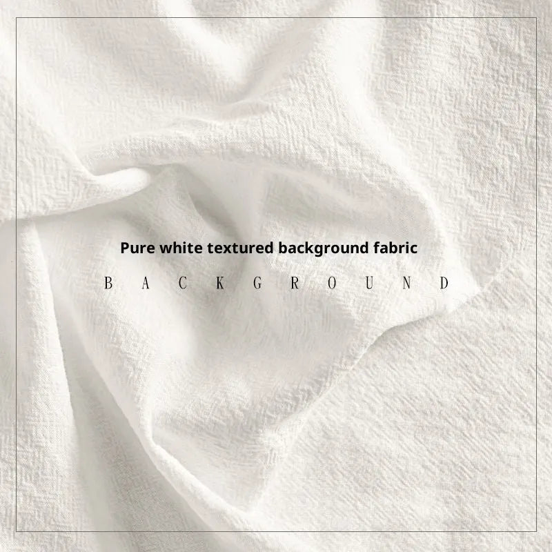 Texture props photo tablecloth in pure cotton hotel style alien shape beige colour for photography background