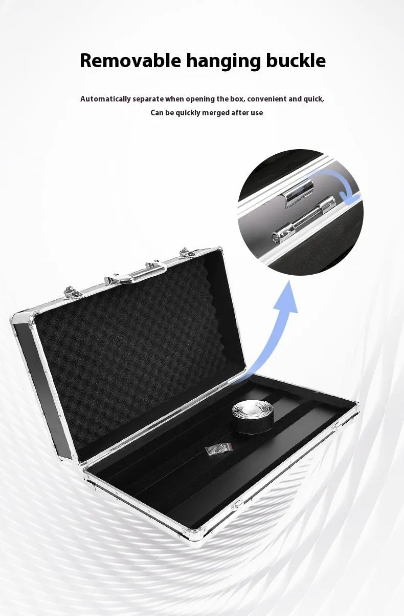 T-EC8 trumpet style aviation box guitar effect device with flight case for instrument transport