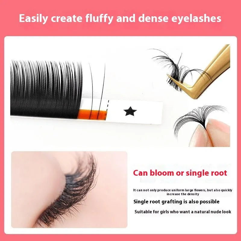 16-row dense false eyelashes in mink hair showing natural volume with multiple length options
