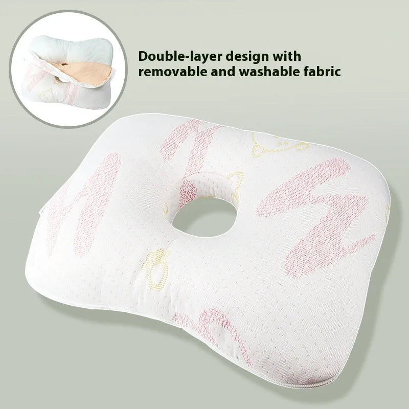 Beauty salon single hole ear pillow with detachable cover in new Chinese style design