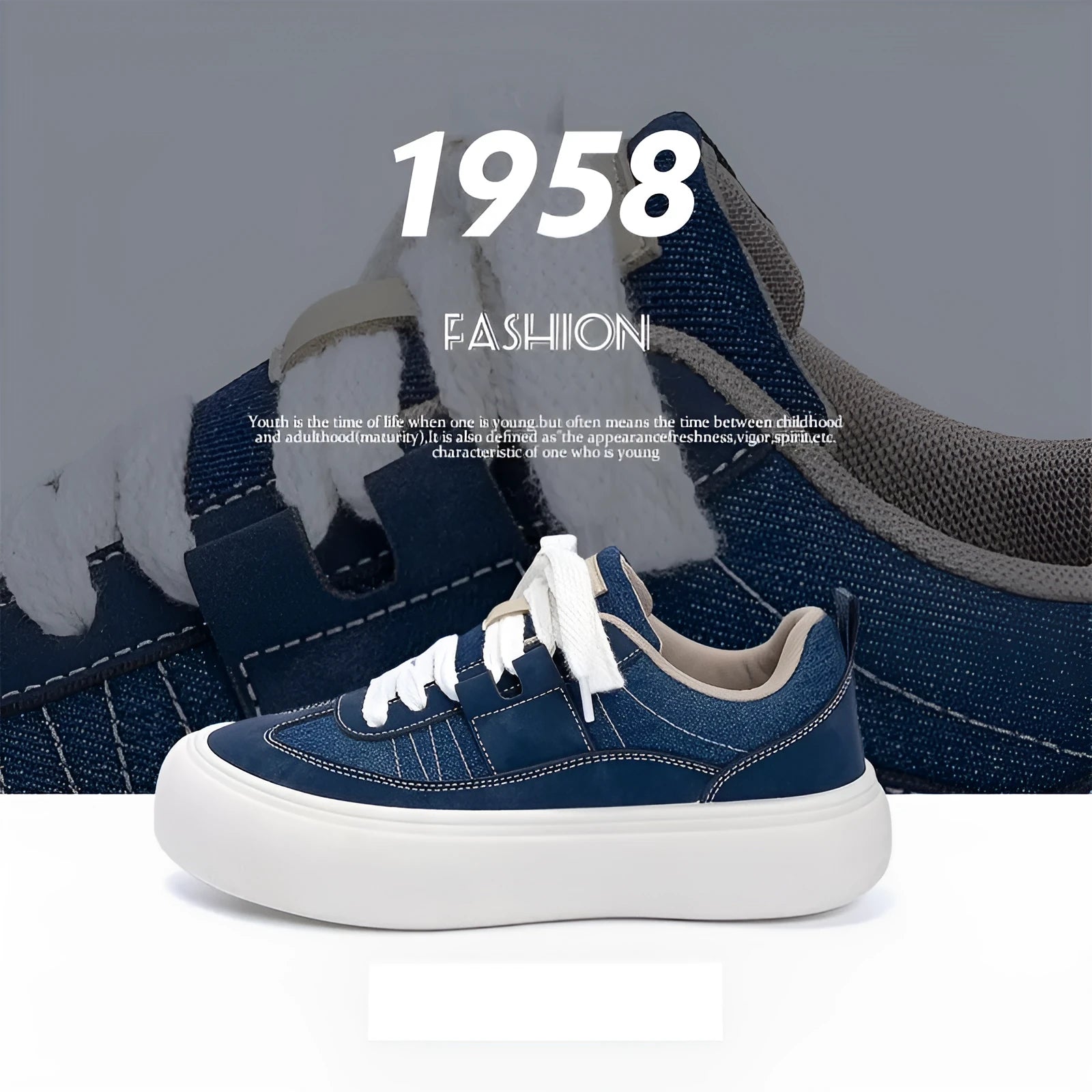 Raised bottom canvas shoes for men in black with breathable mesh lining and platform sole