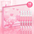 KOEC powder polypeptide disposable face mask 10 pack, individual latex sheet with moisturising essence