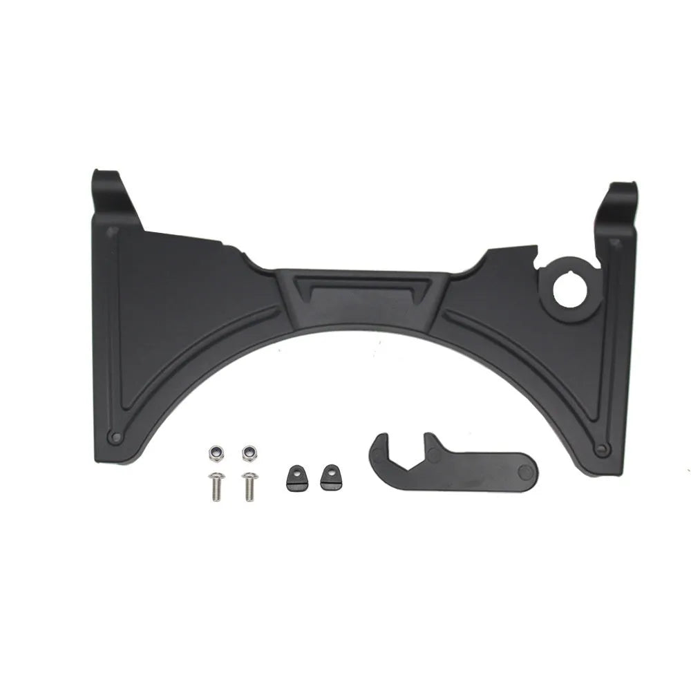 Black polycarbonate cockpit fairing panel for BMW R1250GS motorcycle modification