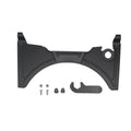 Black polycarbonate cockpit fairing panel for BMW R1250GS motorcycle modification