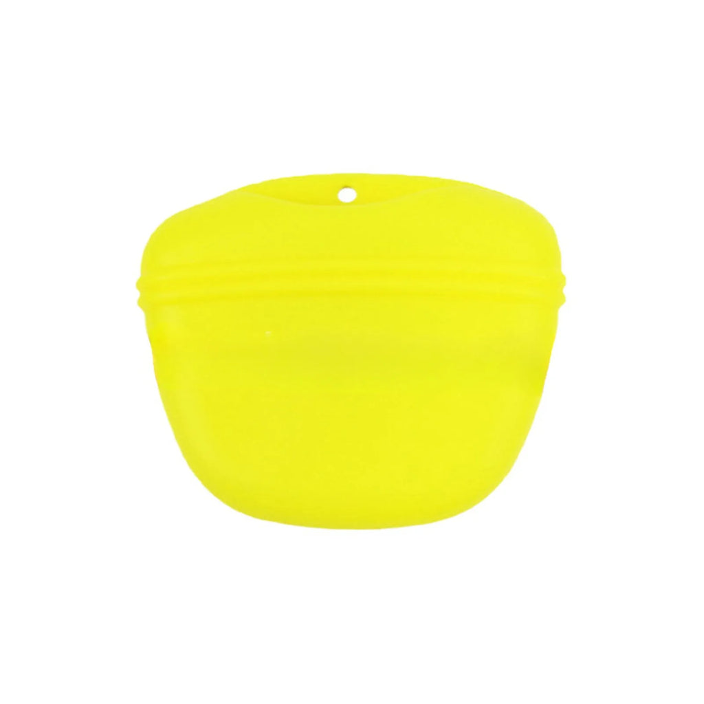 Silicone dog training treat waist bag with magnetic closure and belt clip in multiple colours