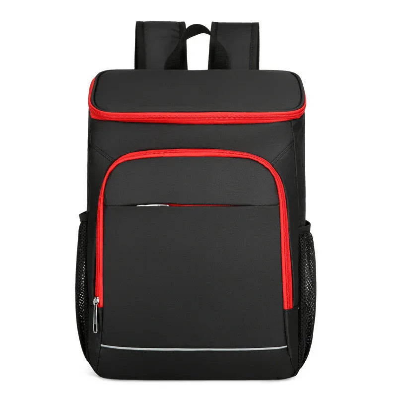 Outdoor thermal picnic backpack in Oxford cloth with dry-wet separation compartments and expansion function