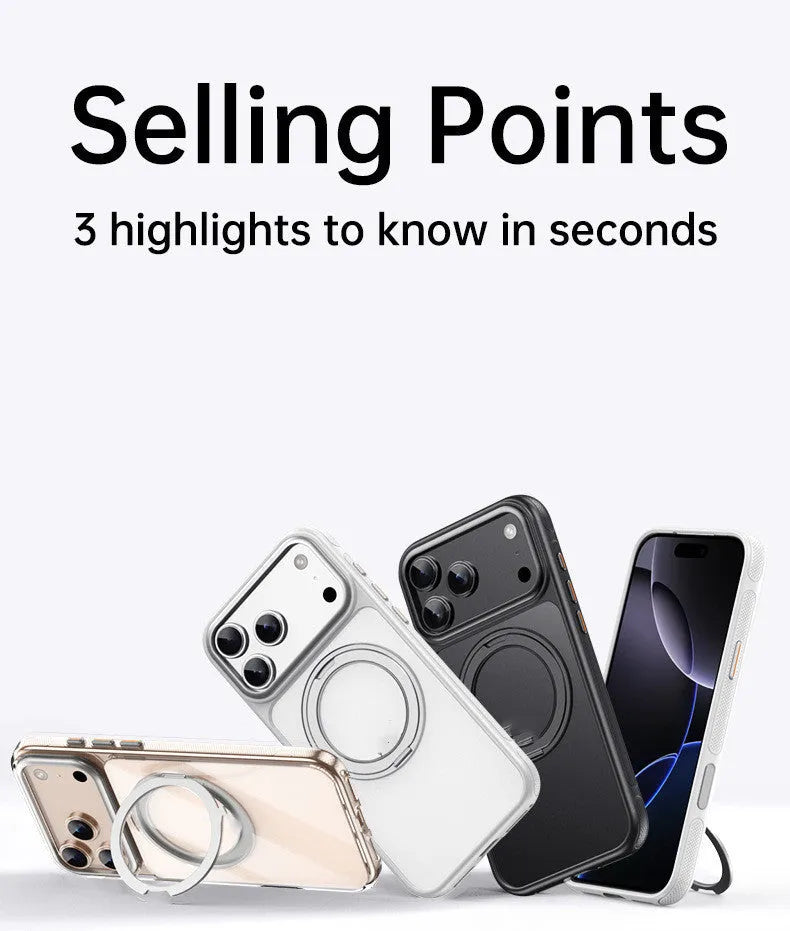 Gear decompression damping sound phone case in PU for iPhone 17 Pro Max in black