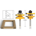 West Tenon Knife 2 Piece Set hard alloy router bits 1/4 inch shank for cabinet doors