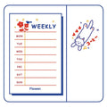 Daily series countdown notes notepad with 50 pages, 65x100mm, in cherry flower week cloud ice cream wish designs