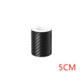 Matte 3D carbon fibre roll bumper sticker for vehicle door sill waterproof protection in various widths