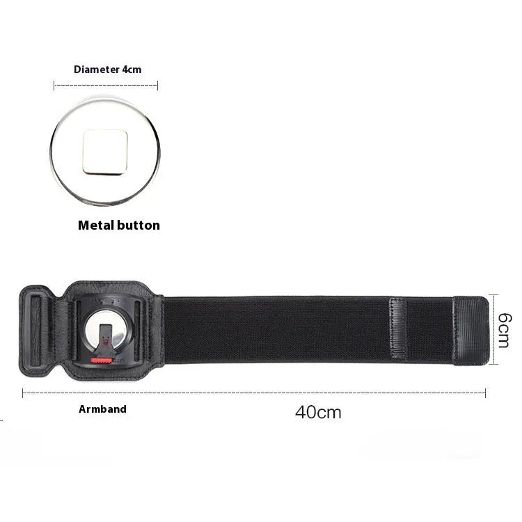 Mobile phone arm bag wrist bag for running cycling sports unisex black army green with 4-7 inch phone holder