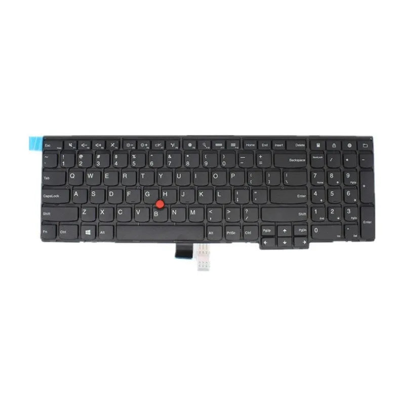 Black wired USB replacement keyboard for Lenovo E531 laptop