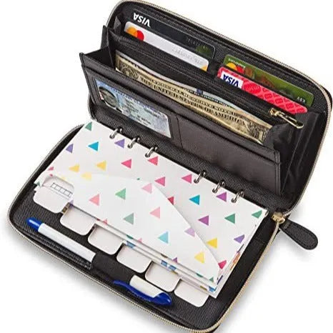 PU leather anti-theft card holder with RFID blocking in multiple colour options
