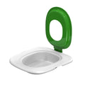 A blue fifth-generation cat litter tray trainer mat made from ABS plastic.