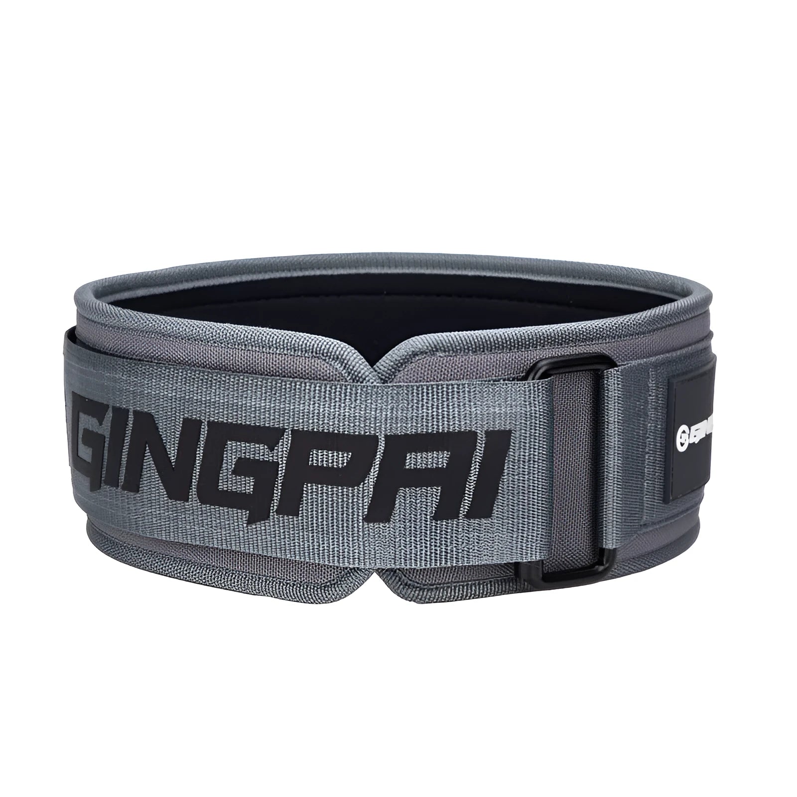 Abdominal exercising band with lumbar support belt for weightlifting and fitness training in adjustable sizes