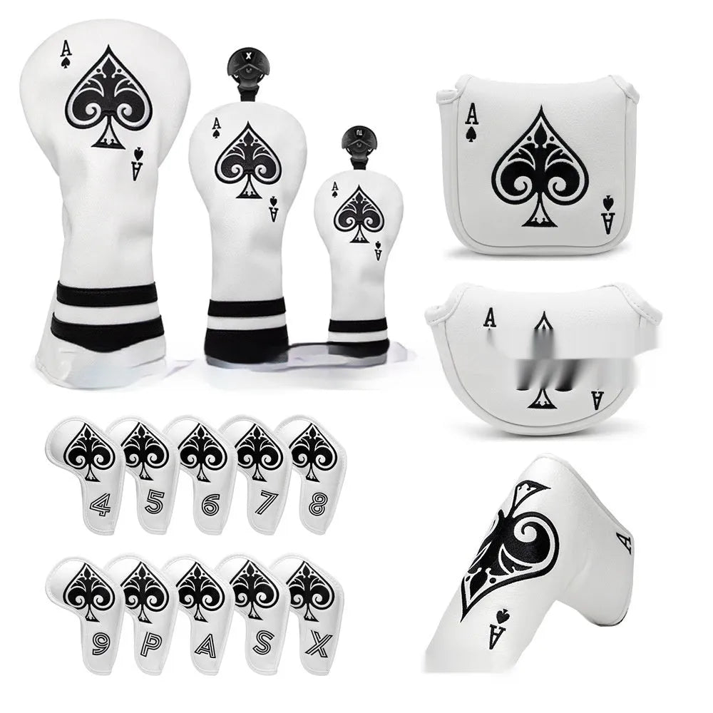 Golf putter sleeve protector in PU foam with three colour options for putter club protection