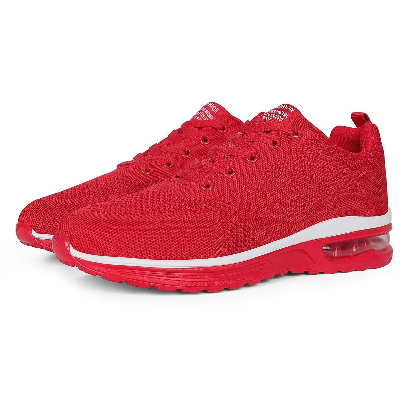 Casual Flyknit Breathable Light Running Shoes in Black with Mesh Upper and PU Sole