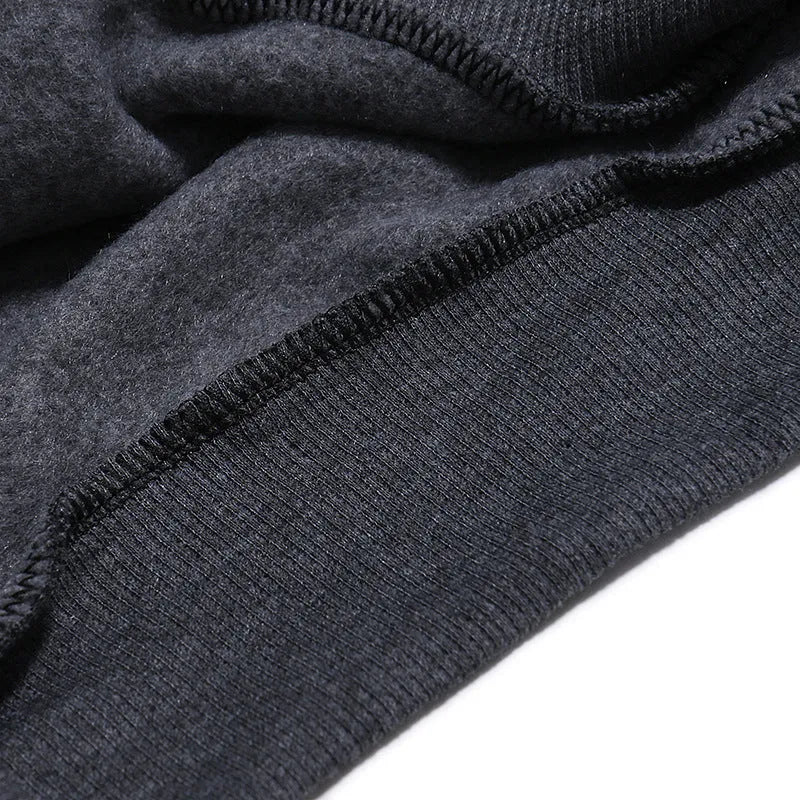 Men's long sleeve camouflage print hooded sweatshirt in black, front view