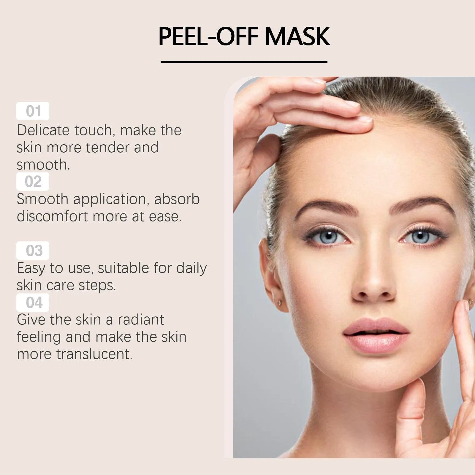 Mild Cutin Tearing Mask 80g tube with moisturising and hydrating formula containing collagen and bee venom